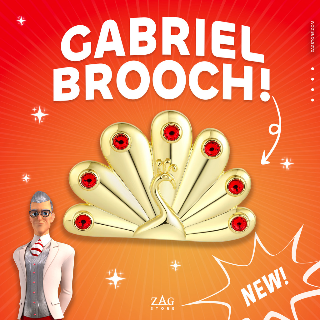Gabriel Peacock gold brooch