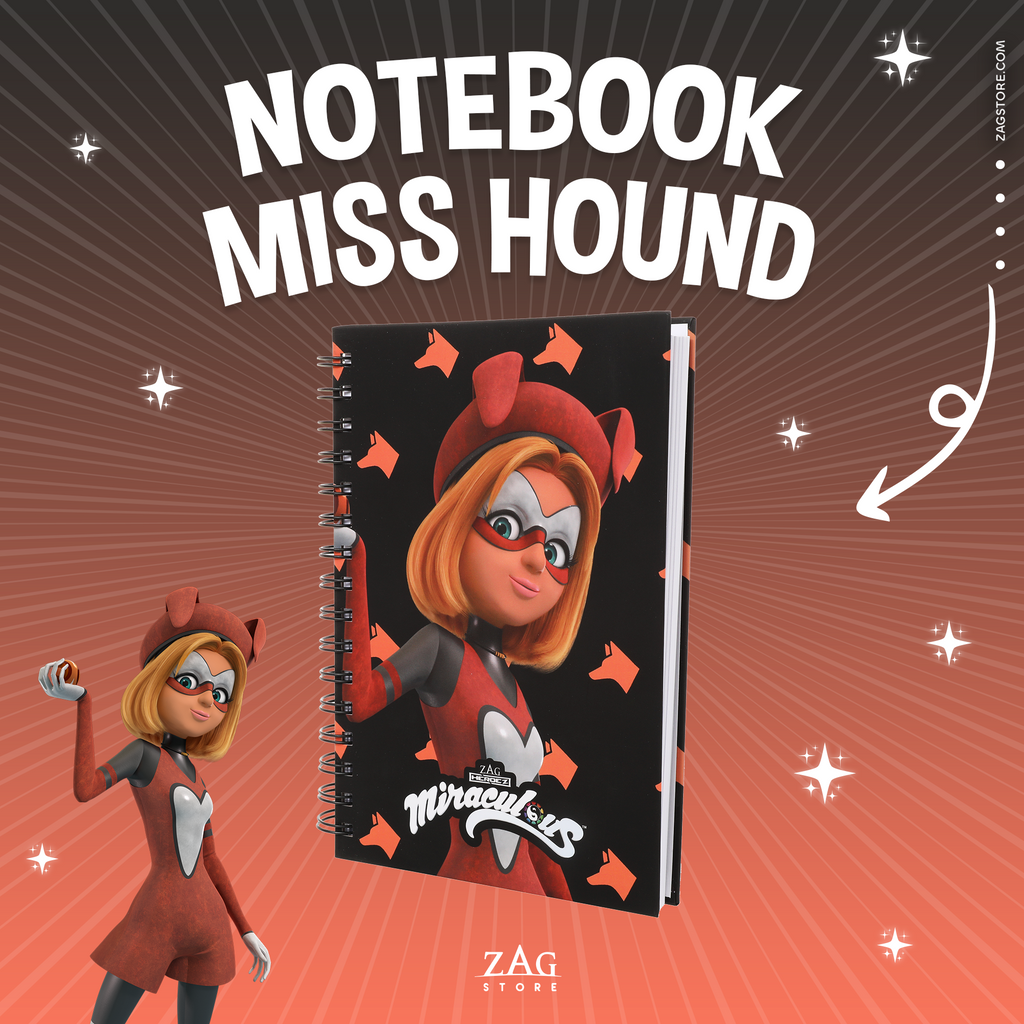 Super Heroes Notebook Miss Hound