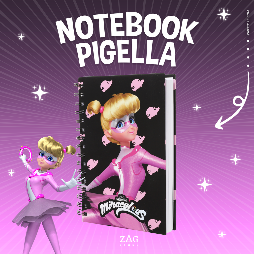 Super Heroes Notebook Pigella