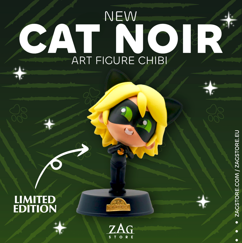 Art Figure Chibi Cat Noir Heart