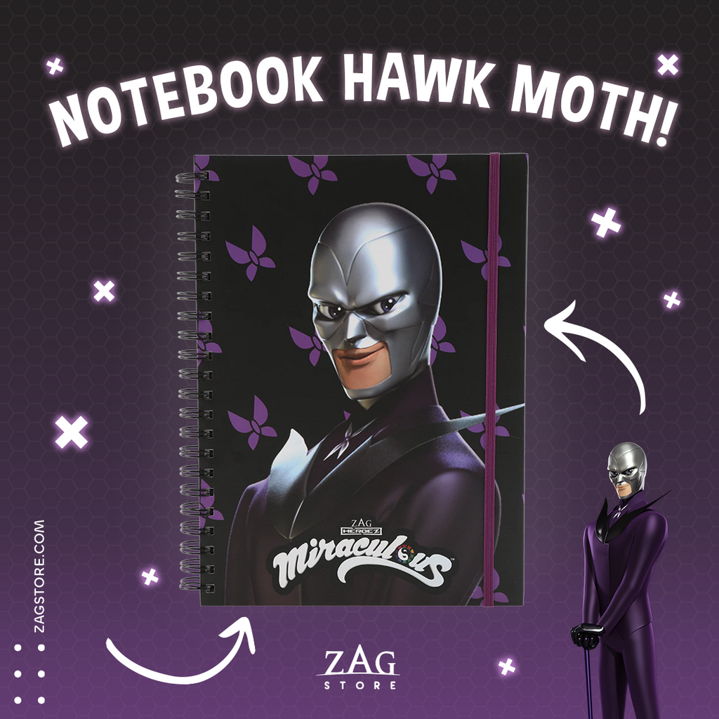 Super Heroes Notebook Hawk Moth
