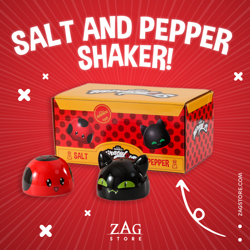 Salt and Pepper Shakers Tikki and Plagg
