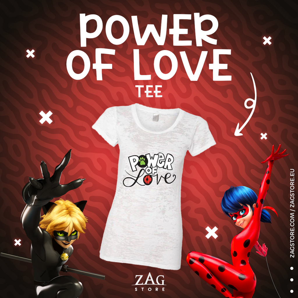 Tee Power of Love Burnout